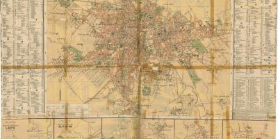 Kaart endine São Paulo - 1913