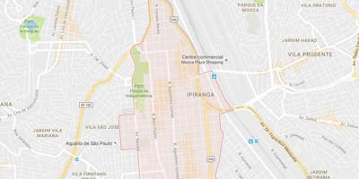 Kaart Ipiranga São Paulo