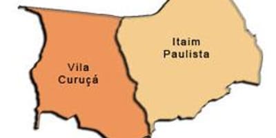Kaart Itaim Paulista - Vila Curuçá alam-prefektuur