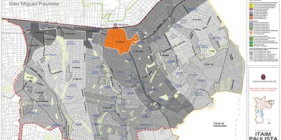 Kaart Itaim Paulista - Vila Curuçá São Paulo - amet, mulla