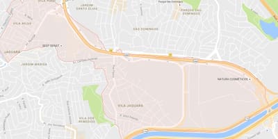 Kaart Jaguara São Paulo