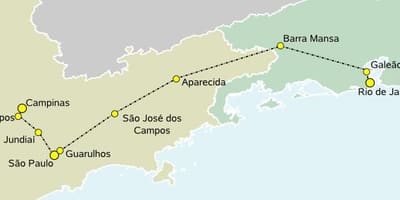 Kaart kiirrong São Paulo