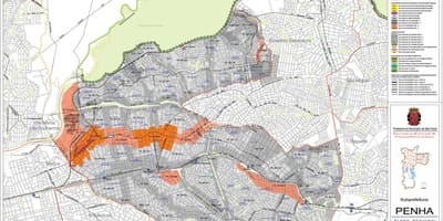 Kaart Penha São Paulo - amet, mulla
