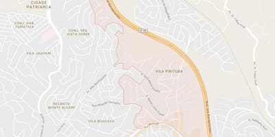 Kaart Pirituba São Paulo