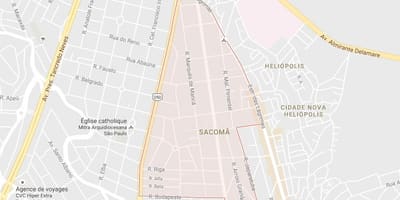 Kaart Sacomã São Paulo