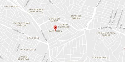 Kaart Sapopemba São Paulo