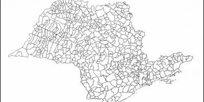 Kaart São Paulo neitsi omavalitsused
