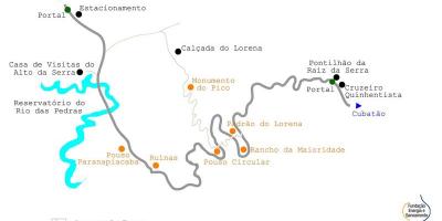 Kaart tee Mere-São Paulo