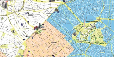 Kaart turismi-São Paulo