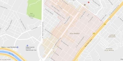 Kaart Vila Maria São Paulo