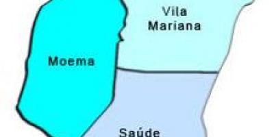 Kaart Vila Mariana alam-prefektuur
