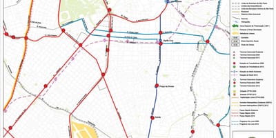Kaart Vila Mariana São Paulo - Avalik transport