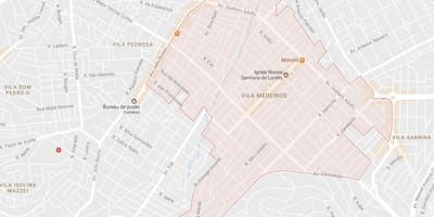 Kaart Vila Medeiros São Paulo