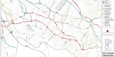 Kaart Vila Prudente São Paulo - Avalik transport